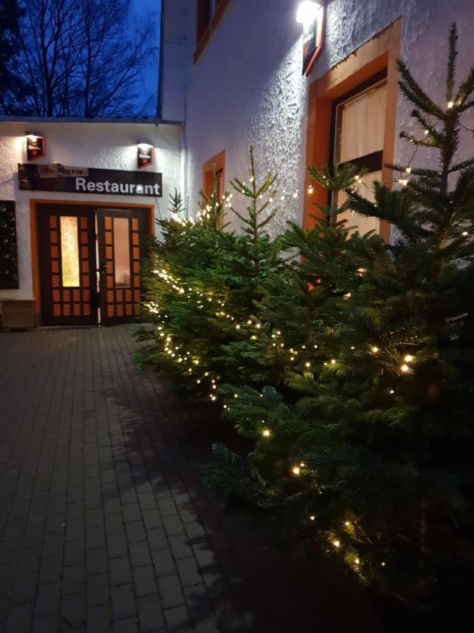 Pension Und Restaurant Die Burg Ehrenfriedersdorf Zewnętrze zdjęcie